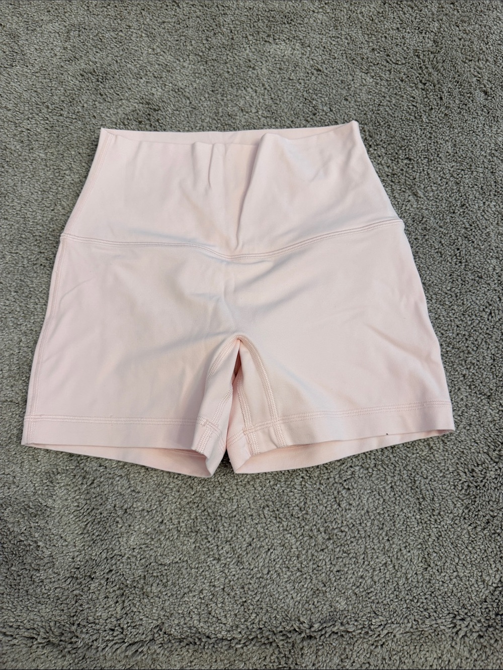lululemon athletica Light Pink High-Waist Active Shorts